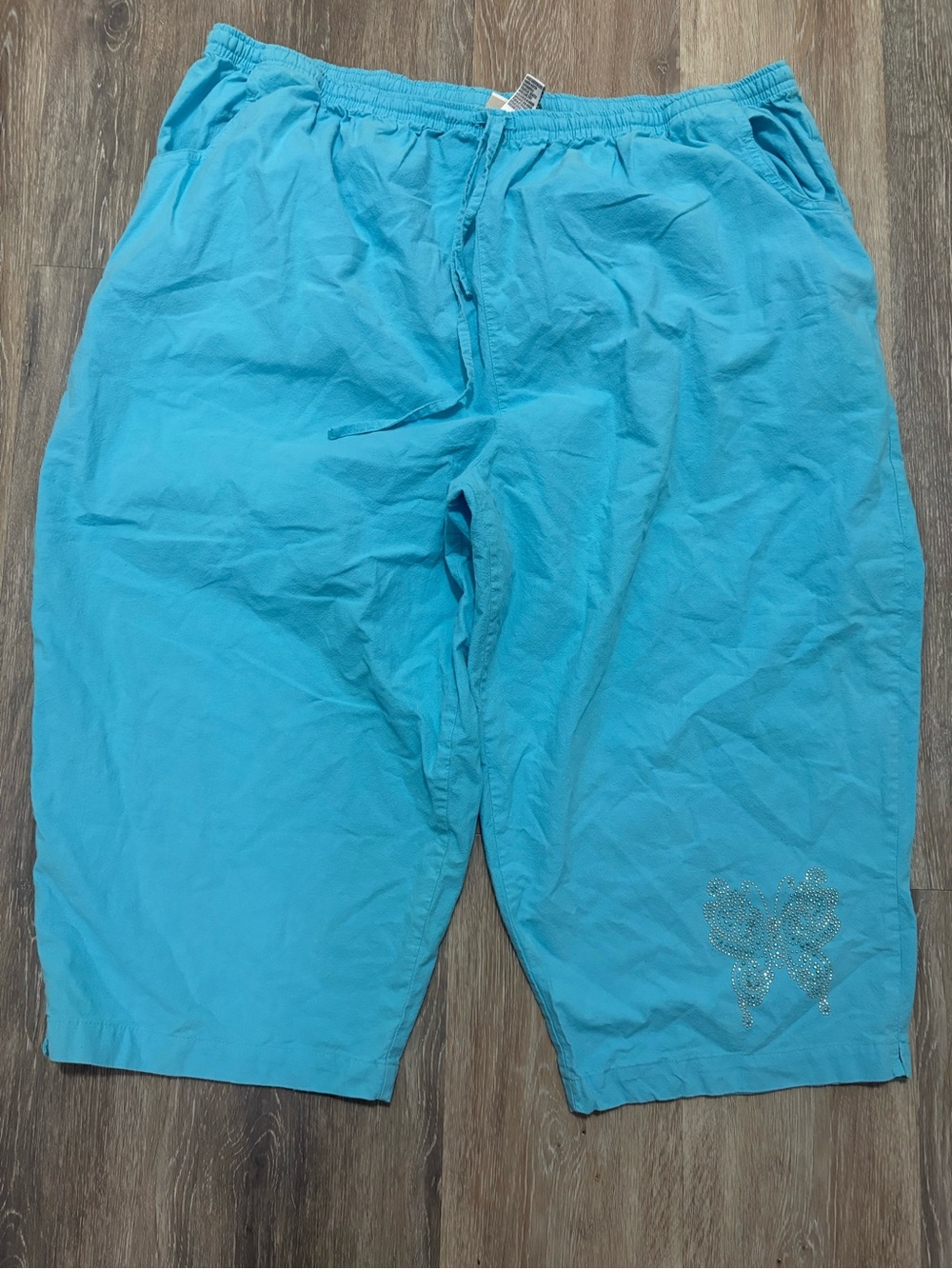 Women’s Casual Drawstring Shorts in Light Blue